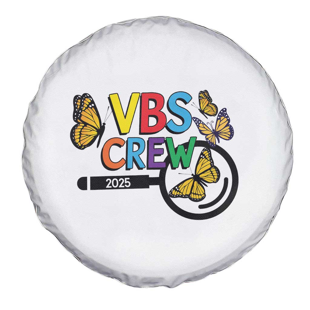 VBS 2025 Spare Tire Cover Magnified Vacation Bible School Butterfly VBS Team TS02 Print Your Wear