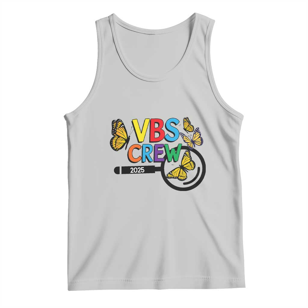 VBS 2025 Tank Top Magnified Vacation Bible School Butterfly VBS Team TS02 Ash Print Your Wear