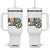 VBS 2025 Tumbler With Handle Magnified Vacation Bible School Butterfly VBS Team TS02 One Size: 40 oz White Print Your Wear