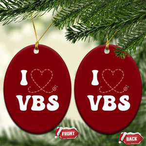 I Love VBS 2025 Ceramic Ornament Vacation Bible School Ladybug VBS Team TS02 Print Your Wear
