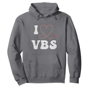 I Love VBS 2025 Hoodie Vacation Bible School Ladybug VBS Team TS02 Charcoal Print Your Wear
