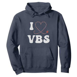 I Love VBS 2025 Hoodie Vacation Bible School Ladybug VBS Team TS02 Navy Print Your Wear
