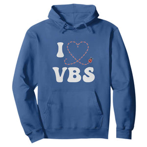 I Love VBS 2025 Hoodie Vacation Bible School Ladybug VBS Team TS02 Royal Blue Print Your Wear