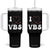 I Love VBS 2025 Tumbler With Handle Vacation Bible School Ladybug VBS Team TS02 One Size: 40 oz Black Print Your Wear