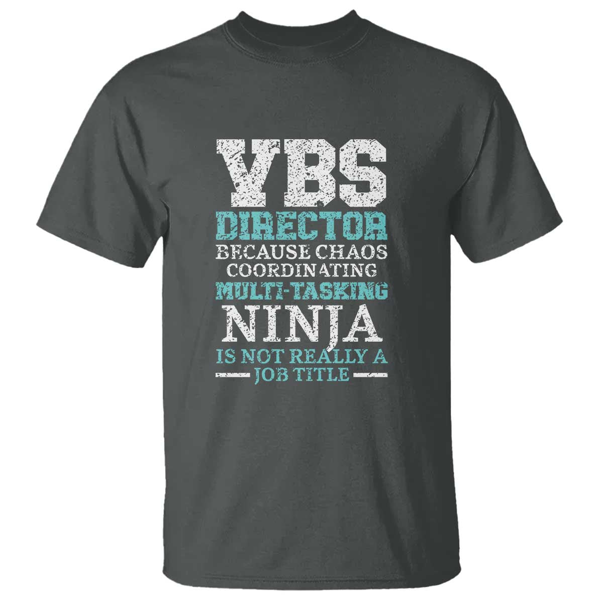VBS Director T Shirt Vacation Bible School Christian Teacher TS02 Dark Heather Print Your Wear