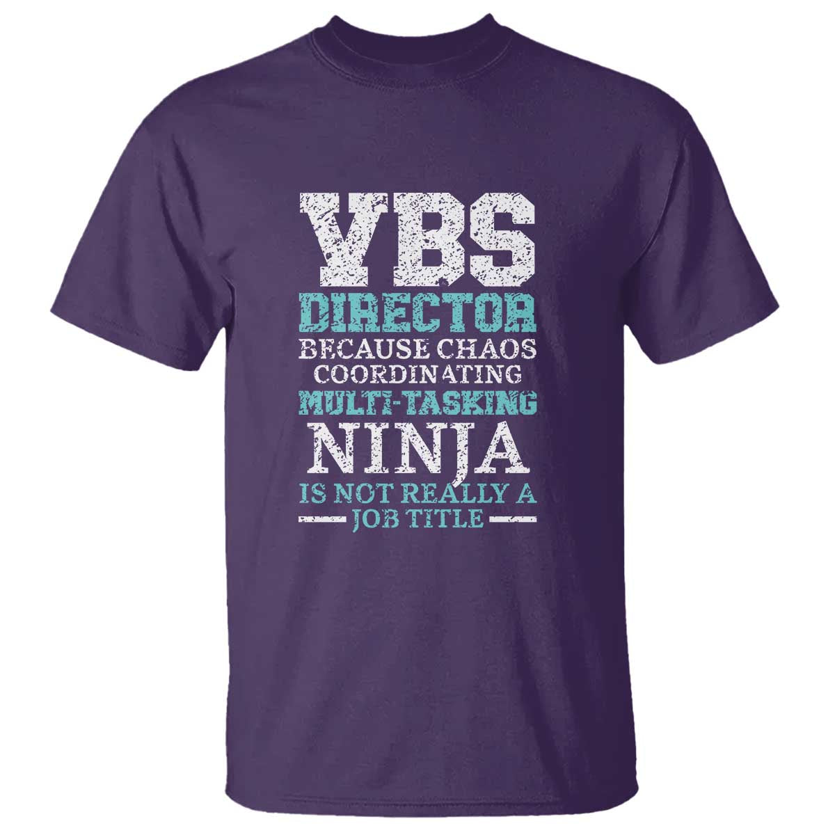 VBS Director T Shirt Vacation Bible School Christian Teacher TS02 Purple Print Your Wear