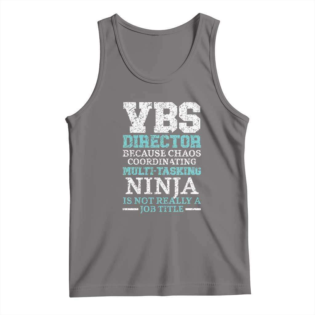VBS Director Tank Top Vacation Bible School Christian Teacher TS02 Deep Heather Print Your Wear
