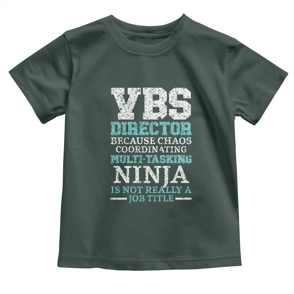 VBS Director Toddler T Shirt Vacation Bible School Christian Teacher TS02 Dark Forest Green Print Your Wear