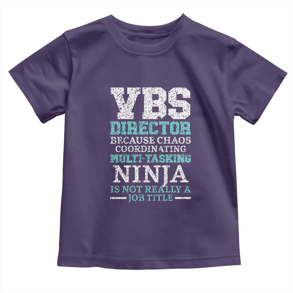 VBS Director Toddler T Shirt Vacation Bible School Christian Teacher TS02 Purple Print Your Wear