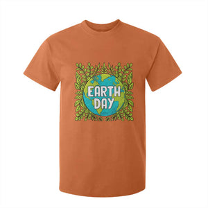 Earth Day T Shirt For Kid Celebrate Earth Day Go Green Go Planet Plant More Trees TS02 Orange Printyourwear