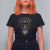 Moth T Shirt For Women Hello Darkness My Old Friend Sound Of Silence Starry Luna Moth Actias Luna Mystic Alchemy Moth Spirit Animal Celestial Shirt for Women, Moth T-shirt, Spiritual Shirt, TS02 Black Printyourwear
