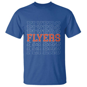 Retro Flyers Name Script Style T Shirt Vintage Distressed Graphic Sports Fan Pride TS02 Royal Blue Print Your Wear