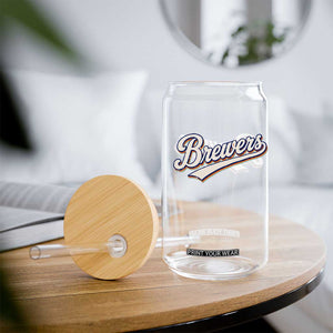 Vintage 70s Brewers Name Script Style Glass Can Retro Distressed Tailgate Spirit Sports Fan TS02 Print Your Wear