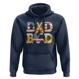 Funny Drinking Dad Hoodie Dad Bod Father Figure Beer Love American Flag TS02 Navy Print Your Wear
