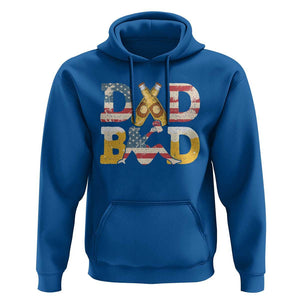Funny Drinking Dad Hoodie Dad Bod Father Figure Beer Love American Flag TS02 Royal Blue Print Your Wear