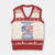 Funny Democracy Is Dying But Hey Nice Fireworks V-Neck Knit Sweater Vest Statue of Liberty Patriotic 4th of July American Flag TS02 Beige Red Print Your Wear