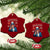 Funny 4th of July Democracy Is Dying Ceramic Ornament But Hey Nice Fireworks Satirical Uncle Sam TS02 Print Your Wear