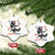 Feral and Free Dancing Raccoon Ceramic Ornament Funny 4th July Patriotic Animal US Flag and Fireworks TS02 Print Your Wear