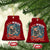 Red White and Feral Raccoon Ceramic Ornament Funny Patriotic Fireworks Wild 4th of July Vibes TS02 Print Your Wear