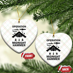 Operation Midnight Hammer Military Ceramic Ornament Tactical Warfare Jets Bombers TS02 Print Your Wear