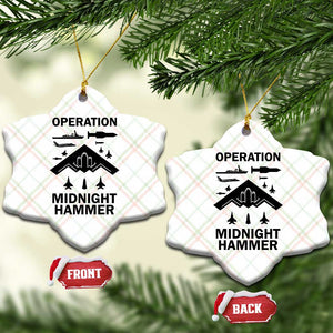 Operation Midnight Hammer Military Ceramic Ornament Tactical Warfare Jets Bombers TS02 Print Your Wear