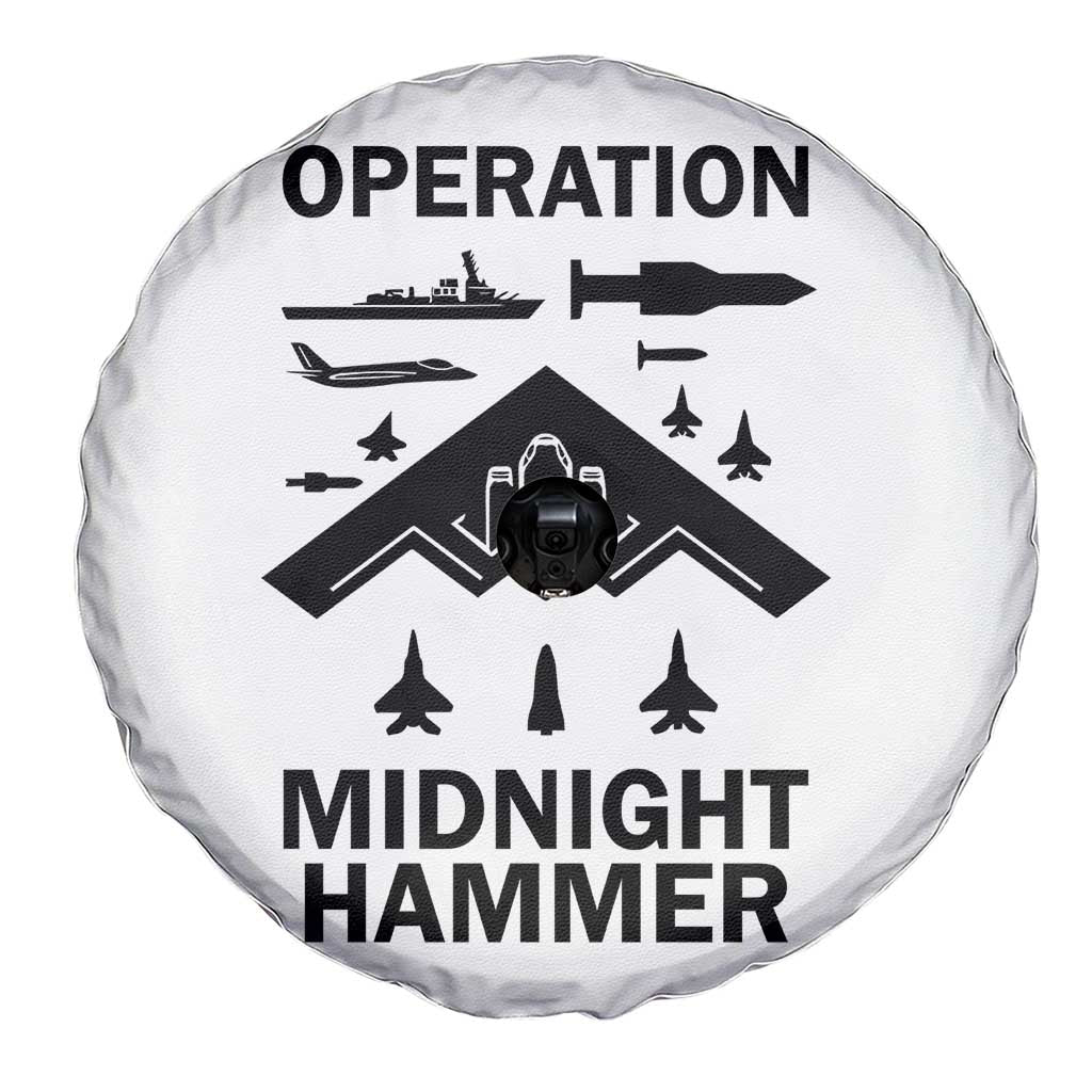 Operation Midnight Hammer Military Spare Tire Cover Tactical Warfare Jets Bombers TS02 Print Your Wear
