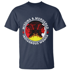Indigenous Women T Shirt MMIW Awareness Missing & Murdered TS02 Navy Printyourwear