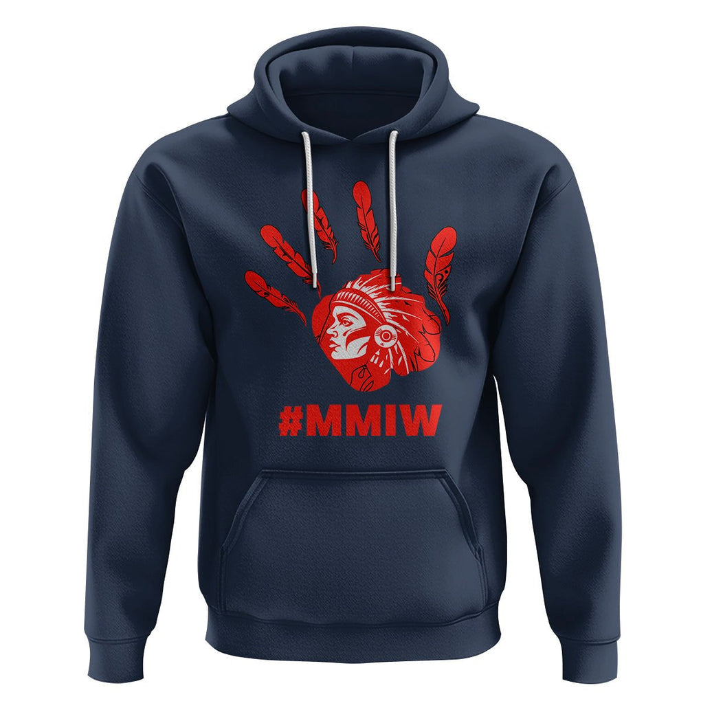 Indigenous Women Stolen Sisters Hoodie MMIW Awareness Missing & Murdered TS02 Navy Printyourwear