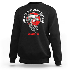 Indigenous Women MMIW Awareness Sweatshirt No More Stolen Sisters TS02 Black Printyourwear