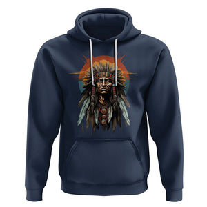 Native American Hoodie Indigenous American Indians Chief Pride TS02 Navy Printyourwear