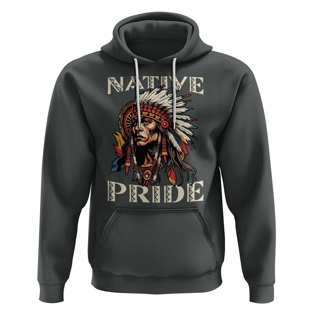 Native American Hoodie Native Pride Indigenous American Indians TS02 Dark Heather Printyourwear