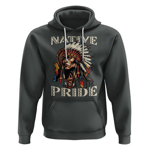 Native American Hoodie Native Pride Indigenous American Indians TS02 Dark Heather Printyourwear