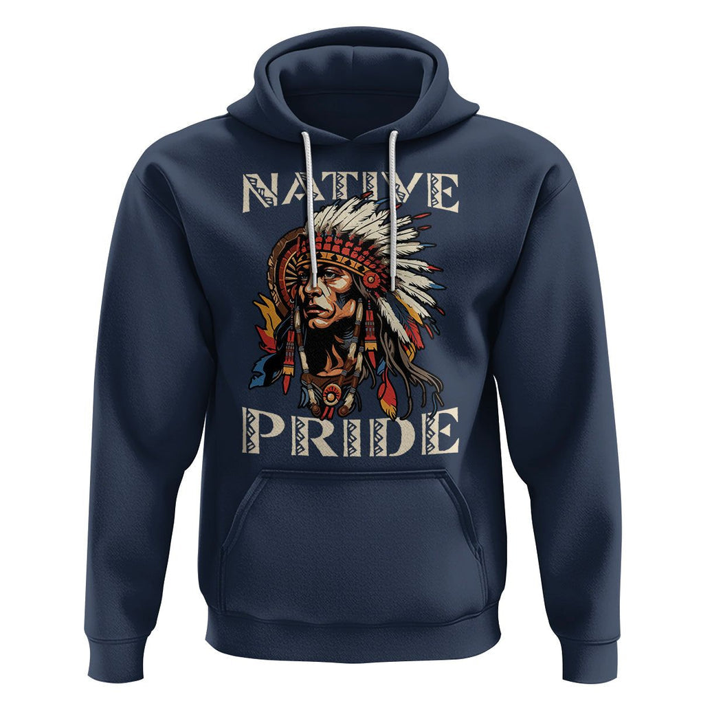 Native American Hoodie Native Pride Indigenous American Indians TS02 Navy Printyourwear
