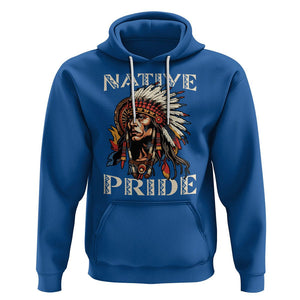 Native American Hoodie Native Pride Indigenous American Indians TS02 Royal Blue Printyourwear