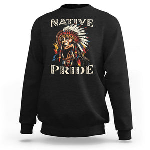 Native American Sweatshirt Native Pride Indigenous American Indians TS02 Black Printyourwear