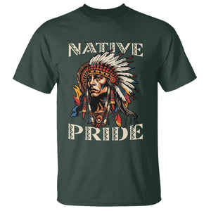 Native American T Shirt Native Pride Indigenous American Indians TS02 Dark Forest Green Printyourwear