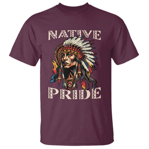 Native American T Shirt Native Pride Indigenous American Indians TS02 Maroon Printyourwear