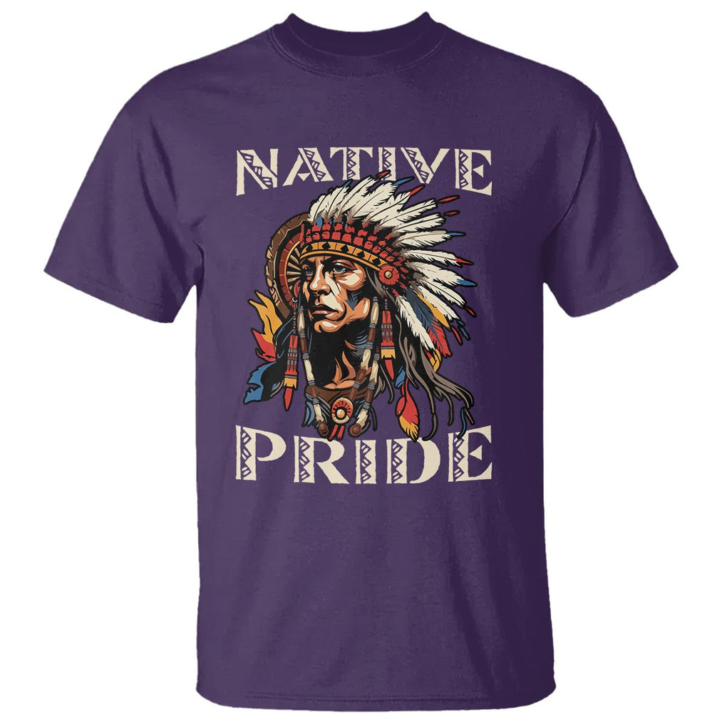 Native American T Shirt Native Pride Indigenous American Indians TS02 Purple Printyourwear