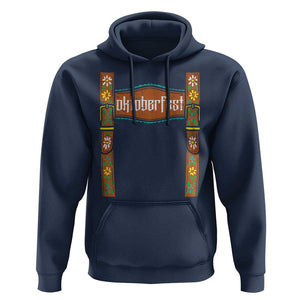 Oktoberfest Lederhosen Costume Hoodie Cute German Bavarian TS02 Navy Print Your Wear