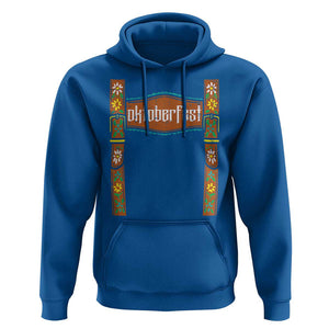 Oktoberfest Lederhosen Costume Hoodie Cute German Bavarian TS02 Royal Blue Print Your Wear