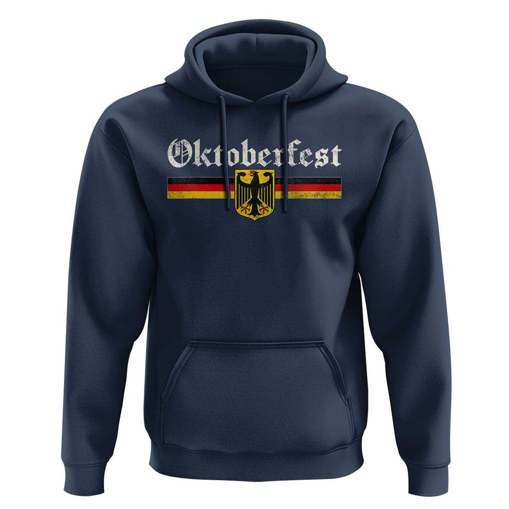 Vintage Oktoberfest Hoodie Octoberfest German Drinking Festival TS02 Navy Print Your Wear
