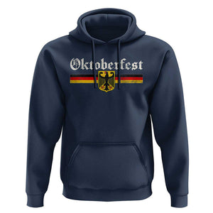 Vintage Oktoberfest Hoodie Octoberfest German Drinking Festival TS02 Navy Print Your Wear