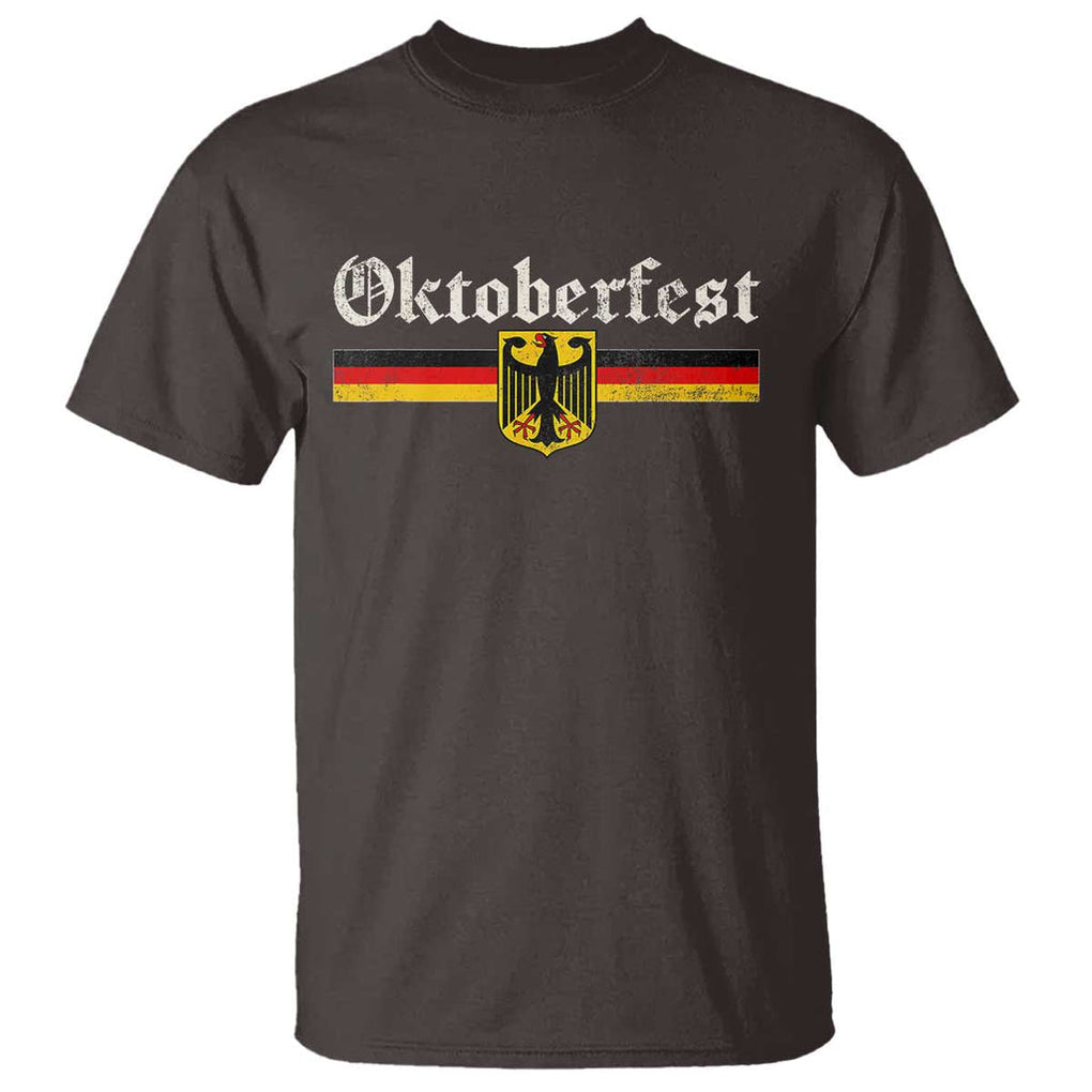 Vintage Oktoberfest T Shirt Octoberfest German Drinking Festival TS02 Dark Chocolate Print Your Wear
