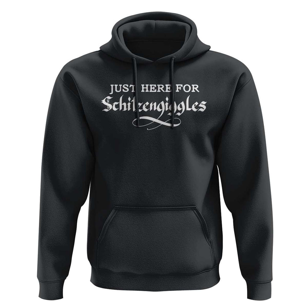 Funny Oktoberfest Hoodie Here for Schitzengiggles Group Bachelor Party TS02 Black Print Your Wear