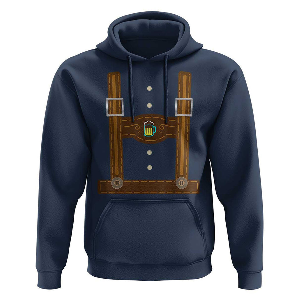 Oktoberfest Lederhosen Costume Hoodie German Beer Festival TS02 Navy Print Your Wear