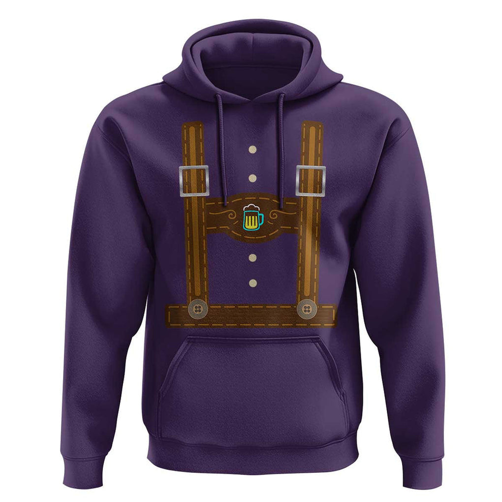 Oktoberfest Lederhosen Costume Hoodie German Beer Festival TS02 Purple Print Your Wear