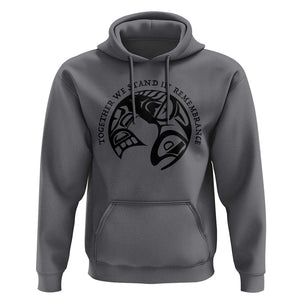 Orange Unity Day Hoodie Together We Stand In Remembrance Native American Every Child TS02 Charcoal Print Your Wear