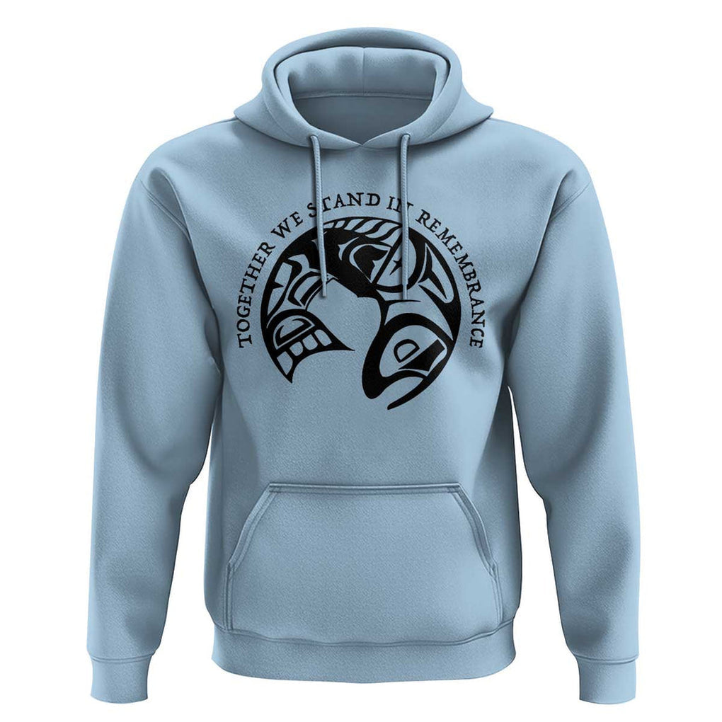 Orange Unity Day Hoodie Together We Stand In Remembrance Native American Every Child TS02 Light Blue Print Your Wear