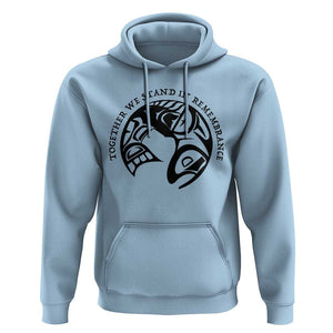 Orange Unity Day Hoodie Together We Stand In Remembrance Native American Every Child TS02 Light Blue Print Your Wear