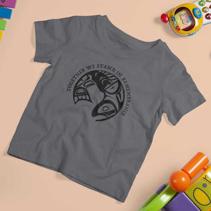 Orange Unity Day T Shirt For Kid Together We Stand In Remembrance Native American Every Child TS02 Charcoal Print Your Wear